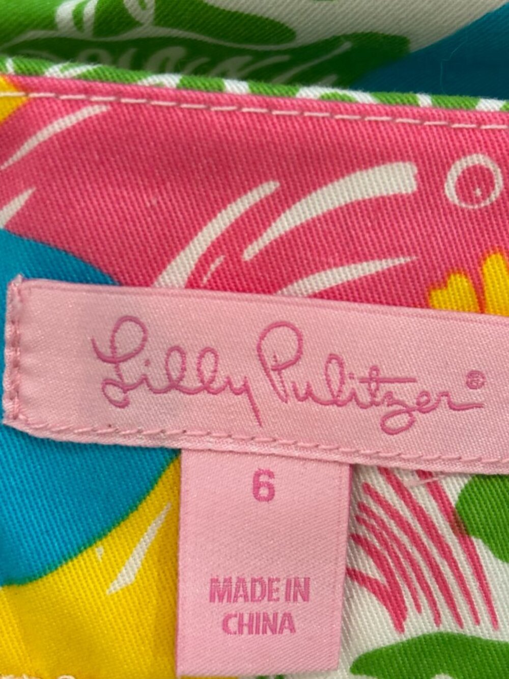 Lilly Pulitzer Tropical Toucan Print Skort Size 6 Like New - Picture 4 of 6